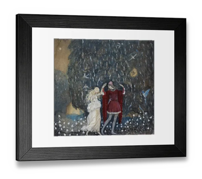 Framed Print : Lena Dances With The Knight. Among Gnomes And Trolls Framed Print : Lena Dances With The Knight. Among Gnomes And Trolls