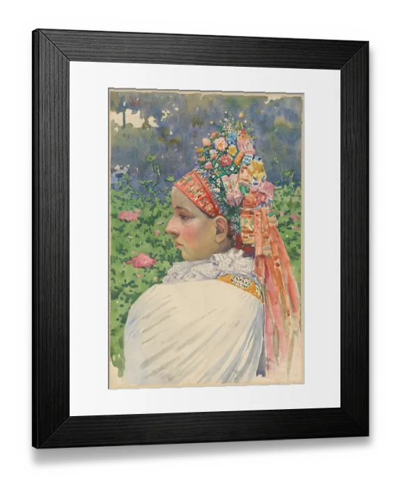 Framed Print : Slovak Bride Framed Print : Slovak Bride