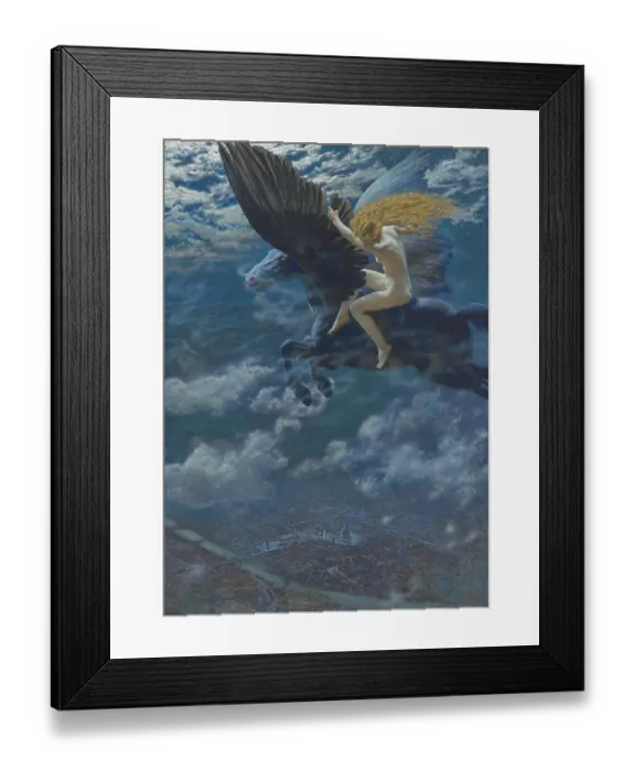 Framed Print : Dream Idyll (A Valkyrie), c Framed Print : Dream Idyll (A Valkyrie), c