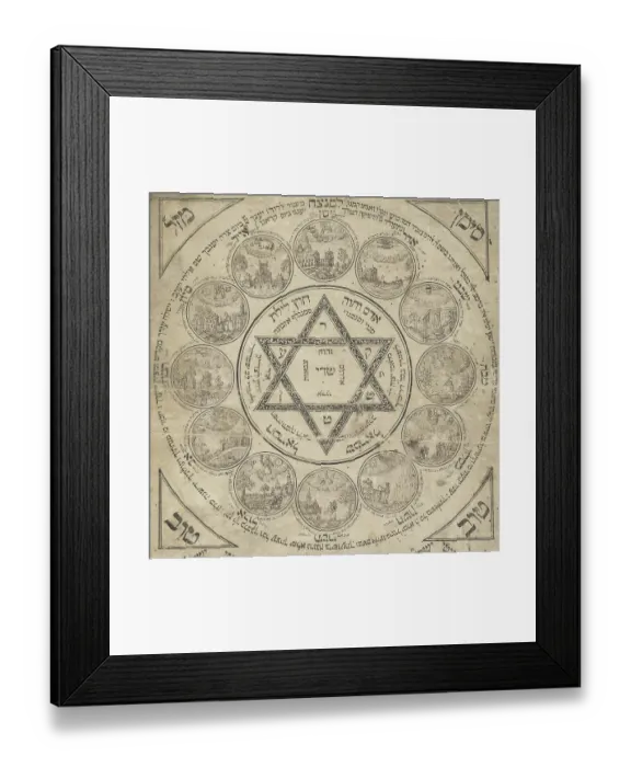 Framed Print : Birth Amulet, 18th century Framed Print : Birth Amulet, 18th century