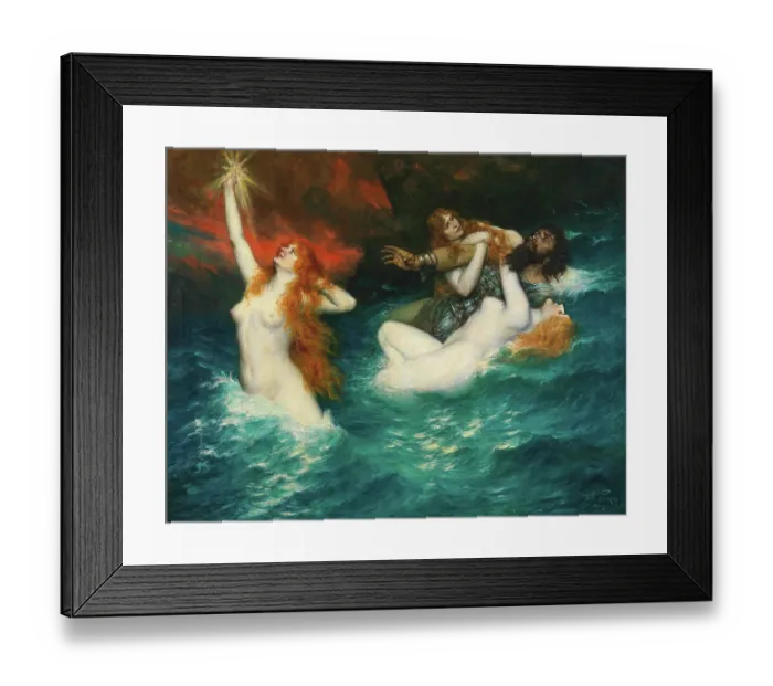 Framed Print : The Rhinemaidens Framed Print : The Rhinemaidens