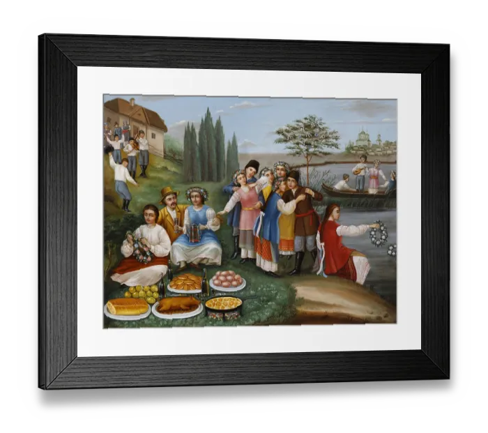 Framed Print : Semik (The Seventh Thursday After Easter) In Ukraine Framed Print : Semik (The Seventh Thursday After Easter) In Ukraine