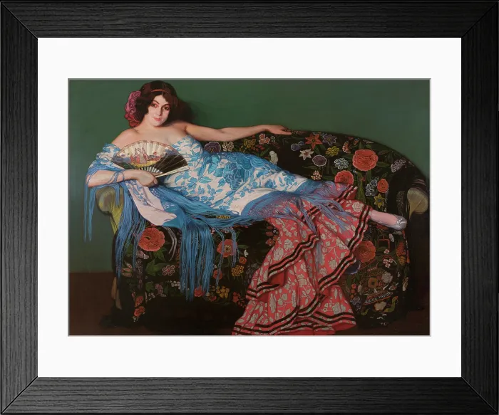 Framed Print : Lolita, 1913. Found in the Collection of Museo Ignacio Zuloaga, Segovia
