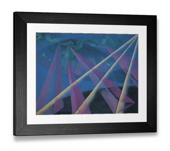 Framed Print : Form-Spirit Transformation, by Balla Giacomo, 1916, 19th Century, Unknow Framed Print : Form-Spirit Transformation, by Balla Giacomo, 1916, 19th Century, Unknow