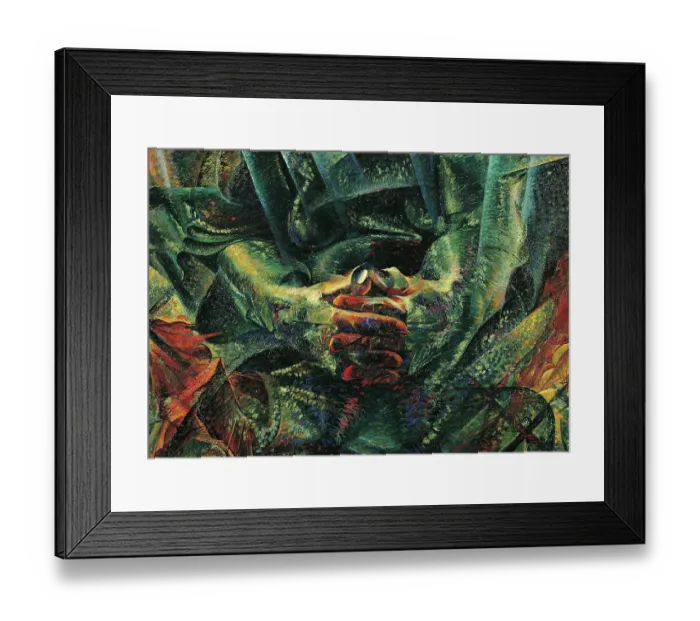 Framed Print : Matter, by Umberto Boccioni, 1912, 20th Century, oil on canvas, cm 225 x 150 Framed Print : Matter, by Umberto Boccioni, 1912, 20th Century, oil on canvas, cm 225 x 150