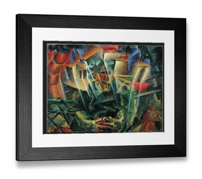 Framed Print : Matter, by Umberto Boccioni, 1912, 20th Century, oil on canvas, cm 225 x 150 Framed Print : Matter, by Umberto Boccioni, 1912, 20th Century, oil on canvas, cm 225 x 150