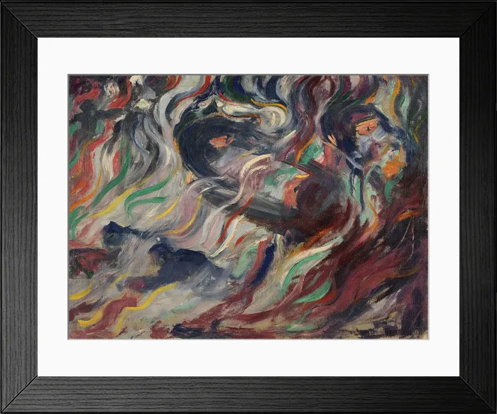 Framed Print : States of Mind - The farewells or Study for States of Minds - The Farewells (Stati d'animo (I) - Gli addii), by Umberto Boccioni, 1911, 20th Century, oil on canvas, 71 x 96 cm Framed Print : States of Mind - The farewells or Study for States of Minds - The Farewells (Stati d'animo (I) - Gli addii), by Umberto Boccioni, 1911, 20th Century, oil on canvas, 71 x 96 cm