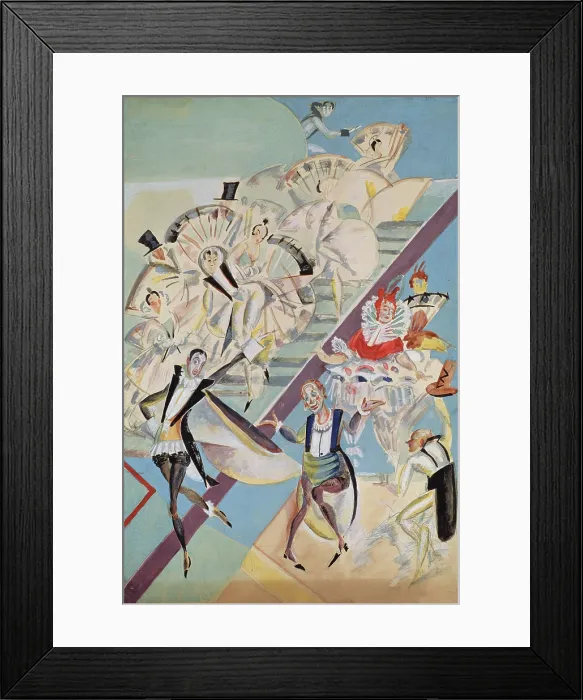 Framed Print : Stage design for the operetta Girofle-Giroflia by Ch. Lecocq, 1922. Artist: Yakulov, Georgi Bogdanovich (1884-1928) Framed Print : Stage design for the operetta Girofle-Giroflia by Ch. Lecocq, 1922. Artist: Yakulov, Georgi Bogdanovich (1884-1928)