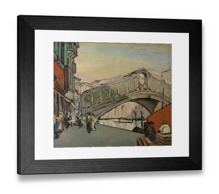 Framed Print : The Rialto Bridge In Venice Framed Print : The Rialto Bridge In Venice