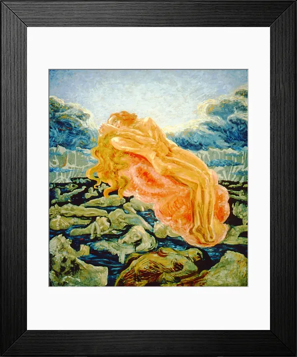 Framed Print : The Dream. Paolo And Francesca