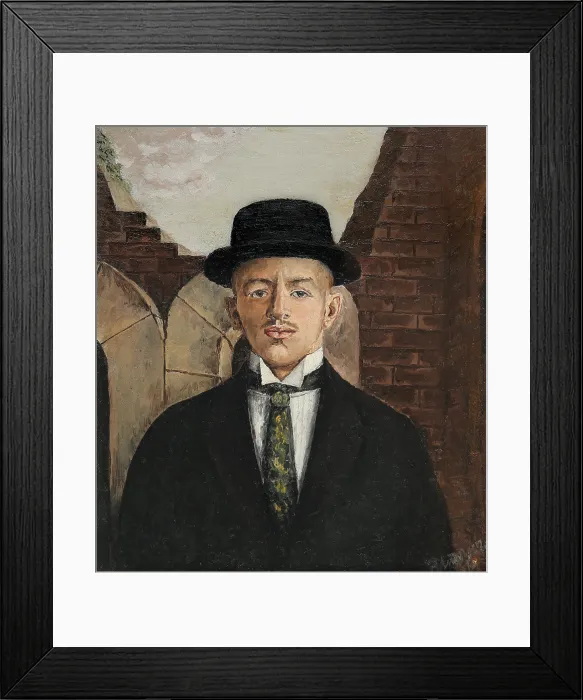 Framed Print : Portrait of the poet Vasili Kamensky (1884-1961) in a Top Hat, 1917 Framed Print : Portrait of the poet Vasili Kamensky (1884-1961) in a Top Hat, 1917