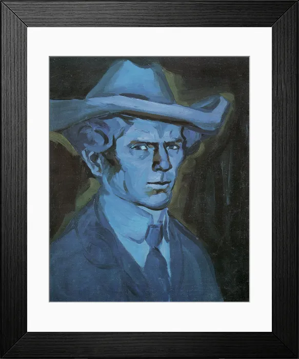 Framed Print : Self-Portrait, 1909 Framed Print : Self-Portrait, 1909