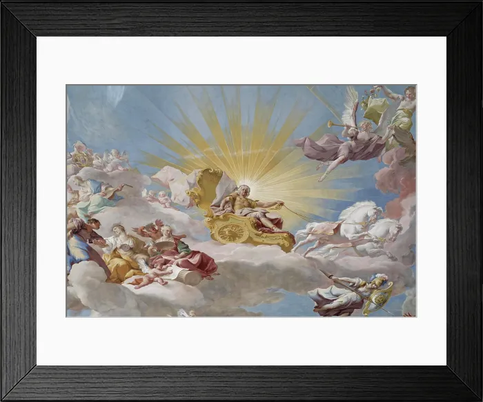 Framed Print : Imperial Staircase, ceiling painting Framed Print : Imperial Staircase, ceiling painting