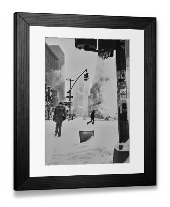 Framed Print : New York In The Snow