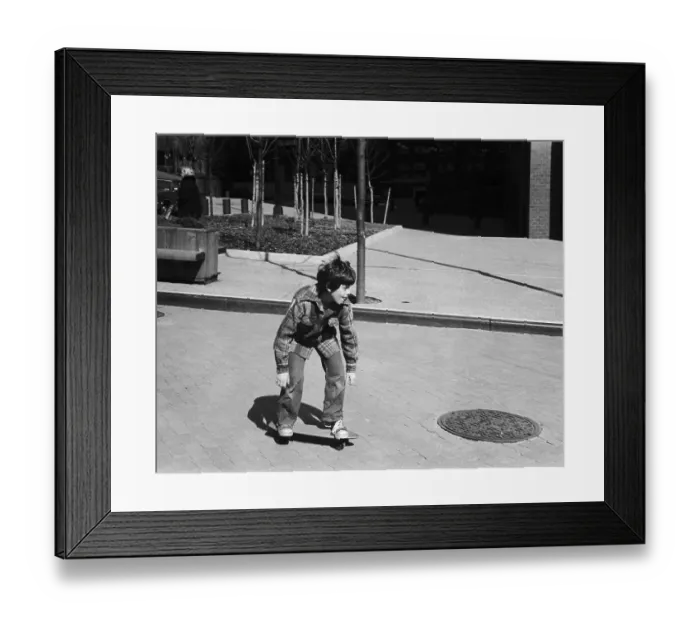 Framed Print : Skateboarding Boy Framed Print : Skateboarding Boy