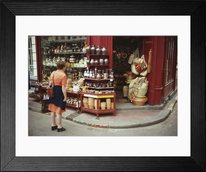 Framed Print : Honfleur Shop Framed Print : Honfleur Shop
