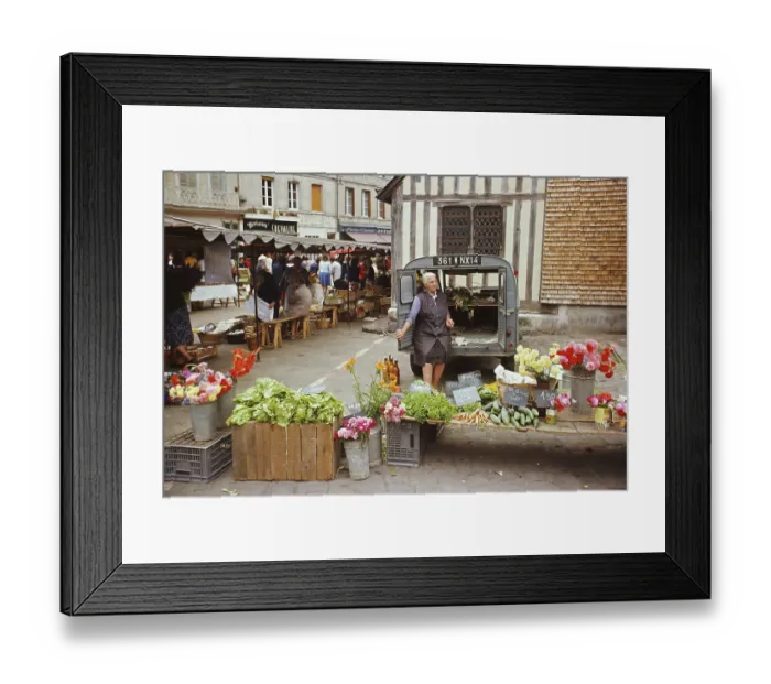 Framed Print : Honfleur Market Framed Print : Honfleur Market