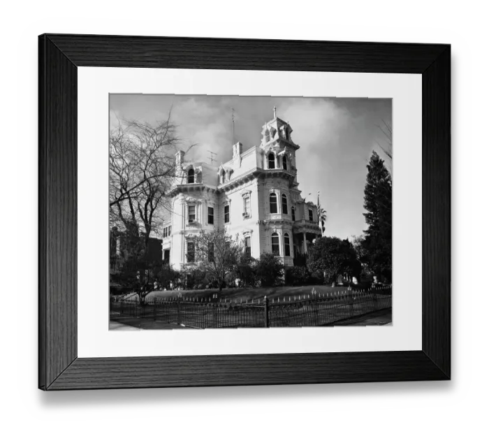 Framed Print : California Governor's Mansion, Sacramento Framed Print : California Governor's Mansion, Sacramento