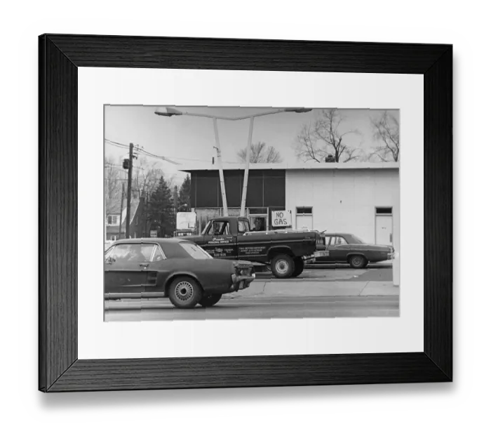Framed Print : US Fuel Crisis