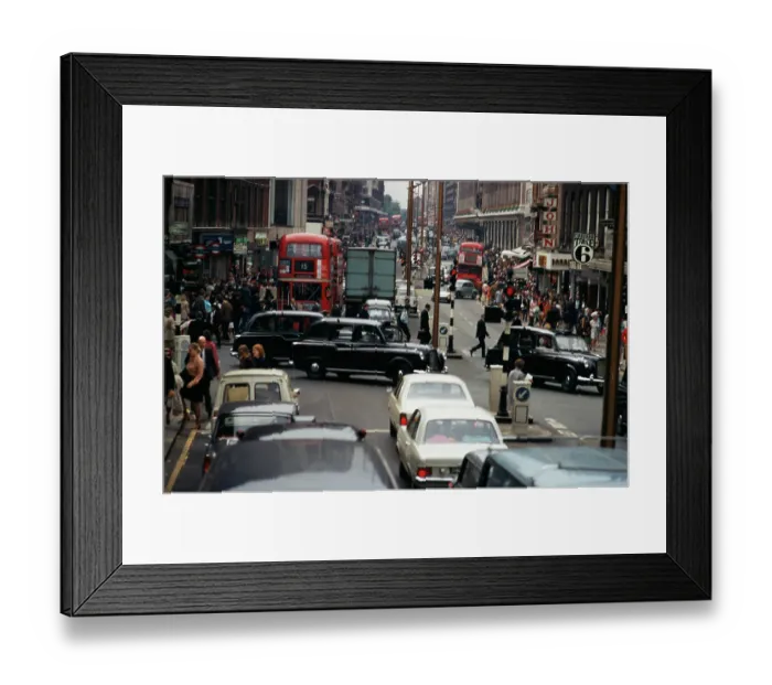 Framed Print : Oxford Street, London Framed Print : Oxford Street, London