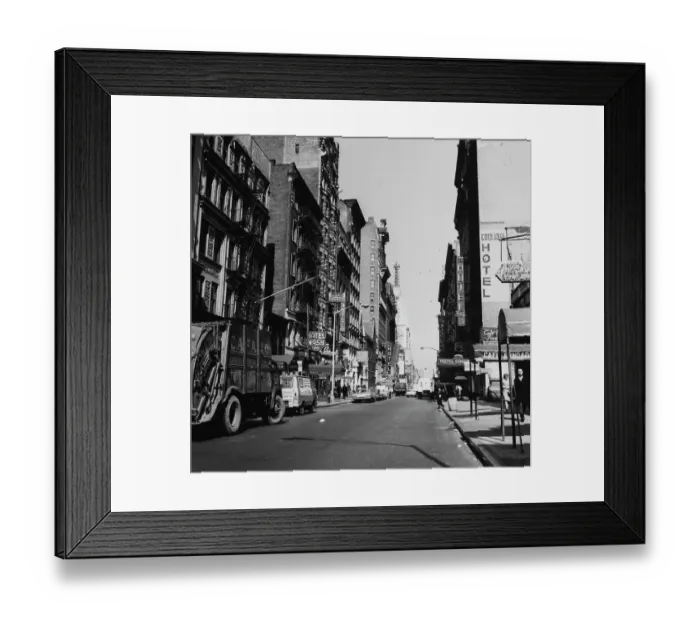 Framed Print : West 47th Street, Midtown Manhattan, NYC Framed Print : West 47th Street, Midtown Manhattan, NYC