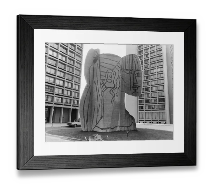 Framed Print : Bust Of Sylvette, NYU Framed Print : Bust Of Sylvette, NYU