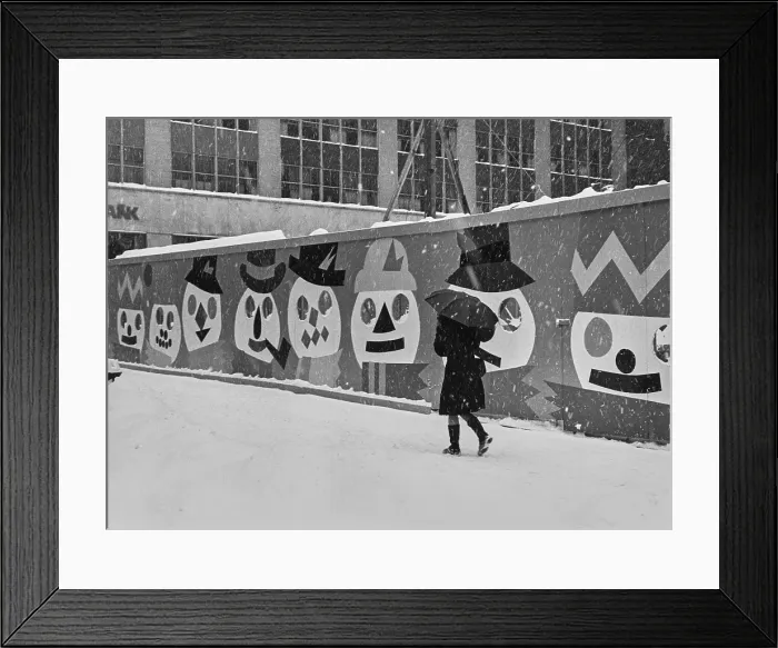 Framed Print : New York In The Snow Framed Print : New York In The Snow