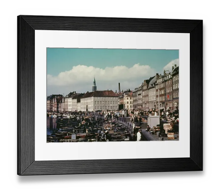 Framed Print : Copenhagen Fish Market Framed Print : Copenhagen Fish Market