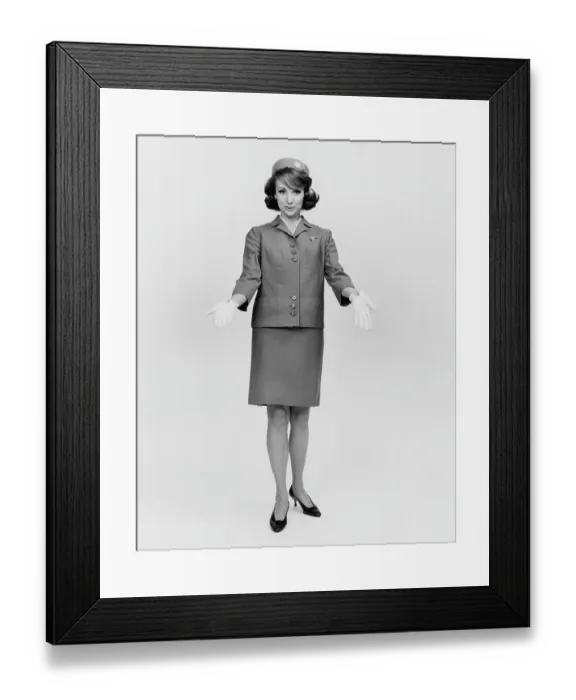 Framed Print : Air Hostess