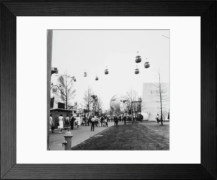 Framed Print : Cable Cars At New York World's Fair Framed Print : Cable Cars At New York World's Fair