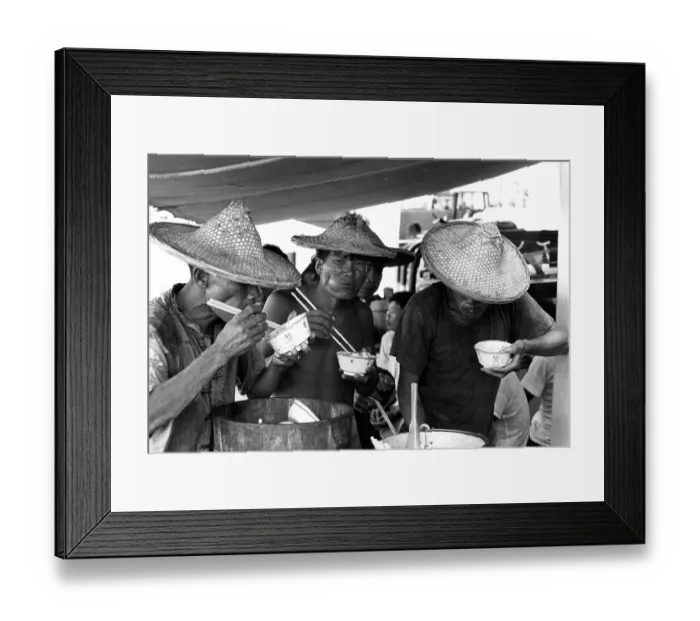Framed Print : HONG KONG REFUGEES Framed Print : HONG KONG REFUGEES