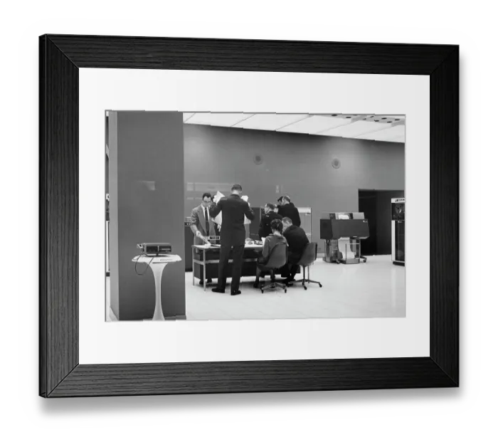 Framed Print : IBM Data Processing System Framed Print : IBM Data Processing System