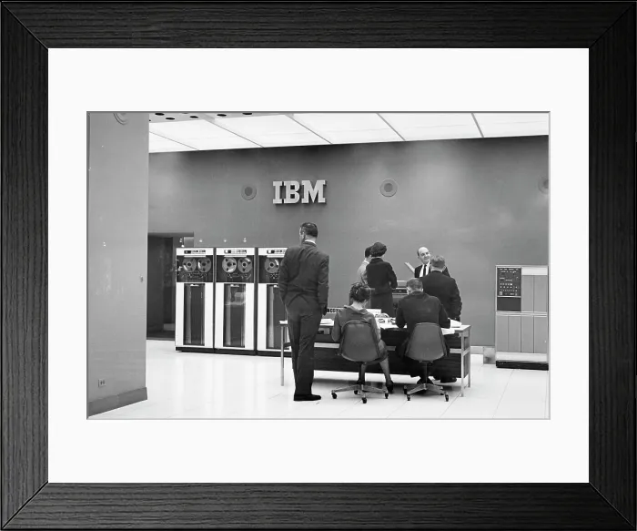 Framed Print : IBM Data Processing System Framed Print : IBM Data Processing System
