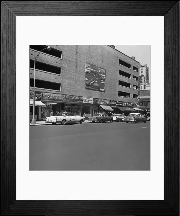 Framed Print : Street Scene, Sixth Avenue