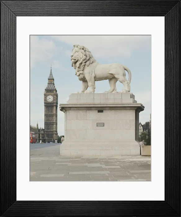 Framed Print : The South Bank Lion, London Framed Print : The South Bank Lion, London