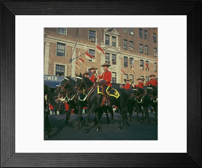 Framed Print : Mounties On Parade Framed Print : Mounties On Parade