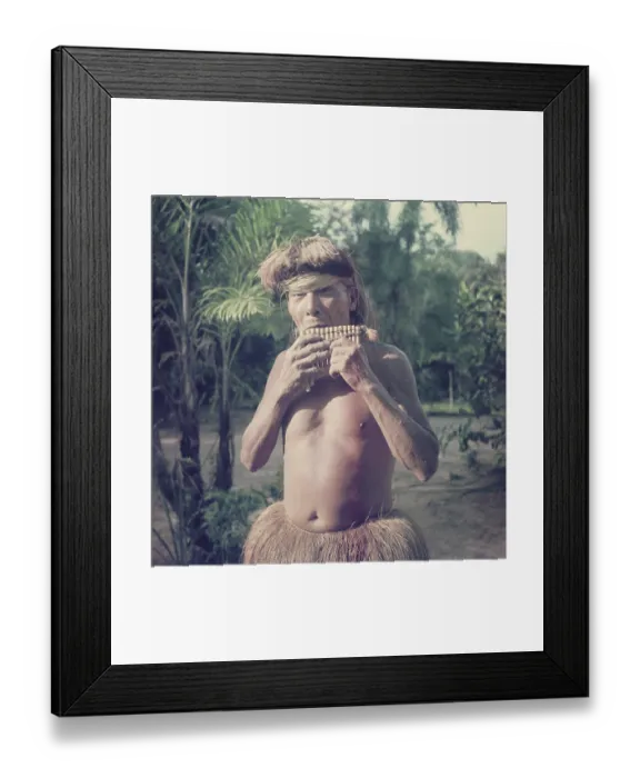 Framed Print : Amazonian Native Framed Print : Amazonian Native