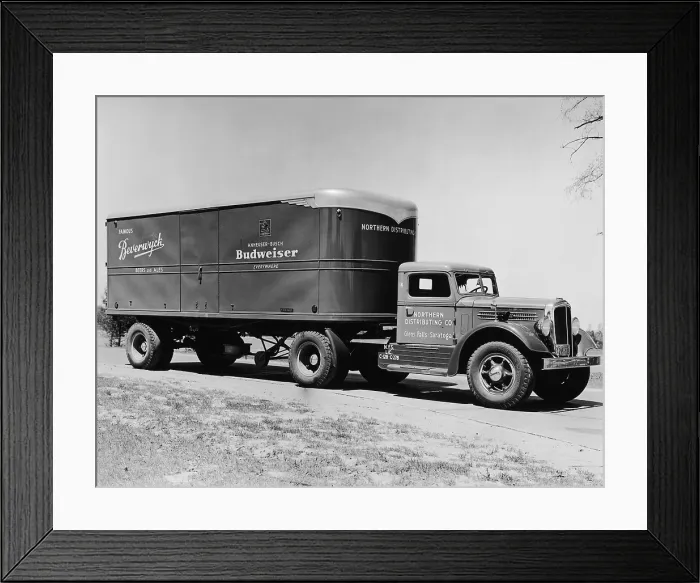 Framed Print : Budweiser Lorry Framed Print : Budweiser Lorry