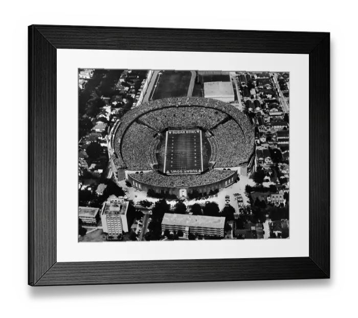Framed Print : Sugar Bowl Stadium At Tulane University Framed Print : Sugar Bowl Stadium At Tulane University