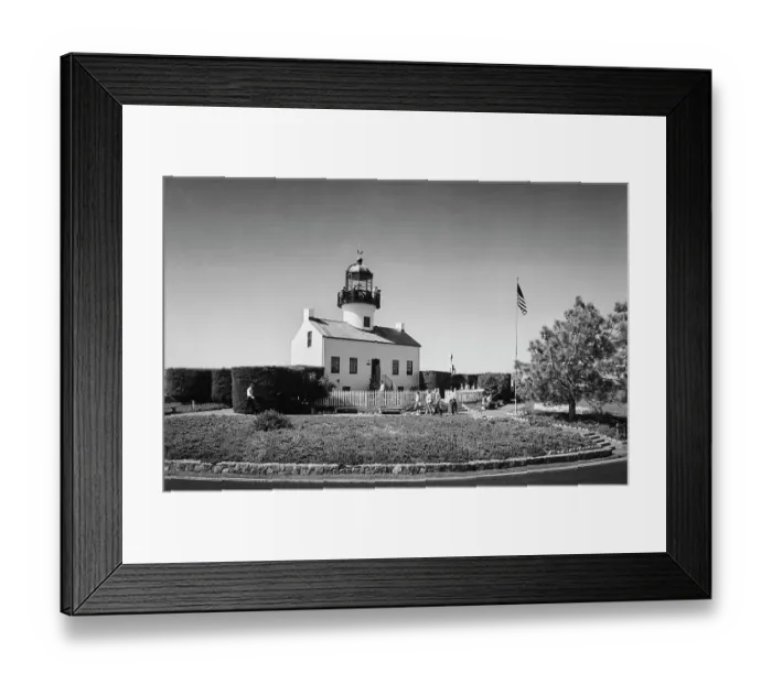Framed Print : Old Point Loma Lighthouse Framed Print : Old Point Loma Lighthouse