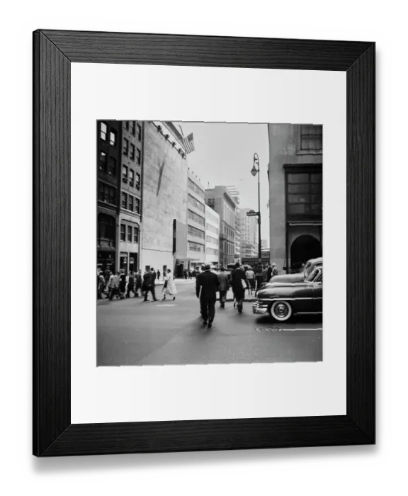 Framed Print : 52nd Street And Madison Avenue, NYC