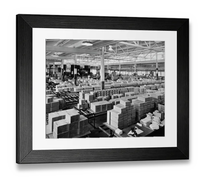 Framed Print : Shipping Room Framed Print : Shipping Room
