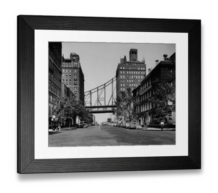 Framed Print : Queensboro Bridge, New York City Framed Print : Queensboro Bridge, New York City