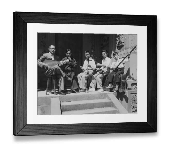 Framed Print : Japanese Band Practice Framed Print : Japanese Band Practice