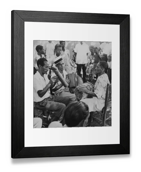 Framed Print : Dominican Musicians Framed Print : Dominican Musicians