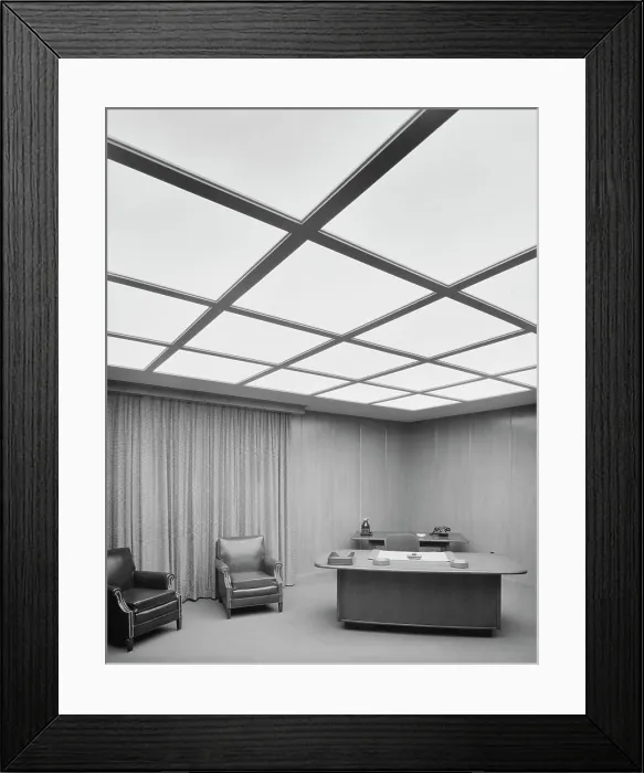 Framed Print : Executive Office Interior