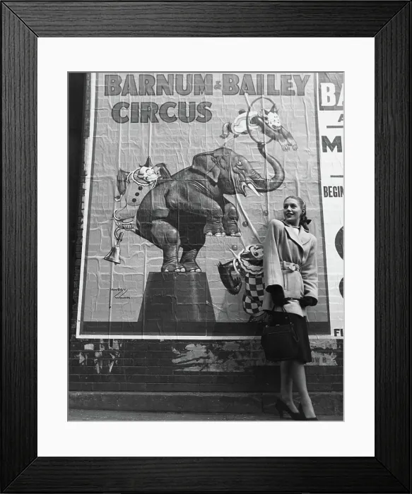 Framed Print : Circus Poster