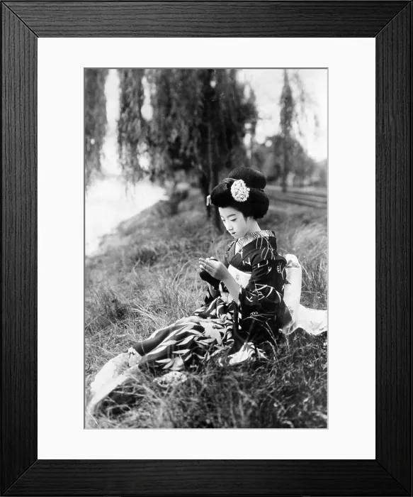 Framed Print : Geisha In Japan Framed Print : Geisha In Japan