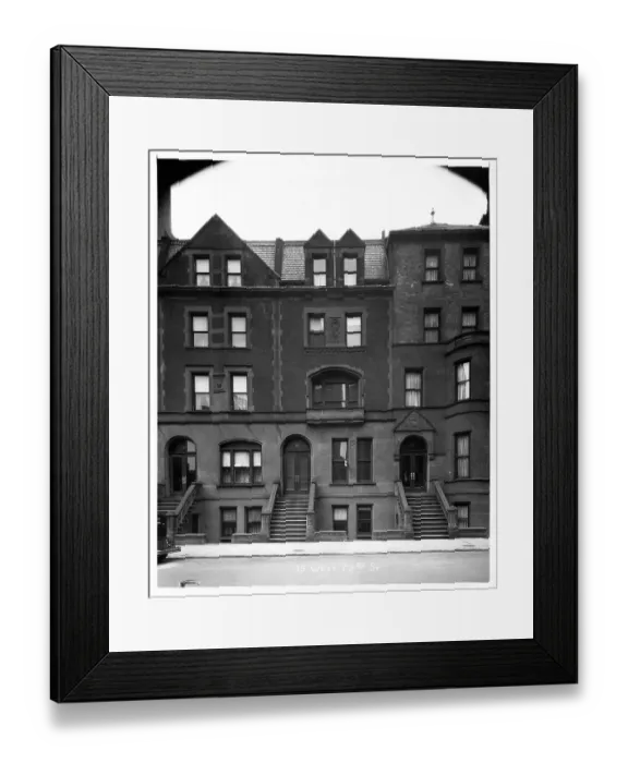 Framed Print : 15 West 73rd Street In New York City, New York Framed Print : 15 West 73rd Street In New York City, New York