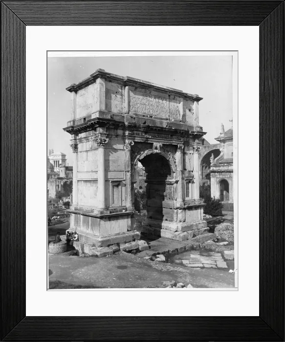 Framed Print : The Arch of Titus In Rome, Italy